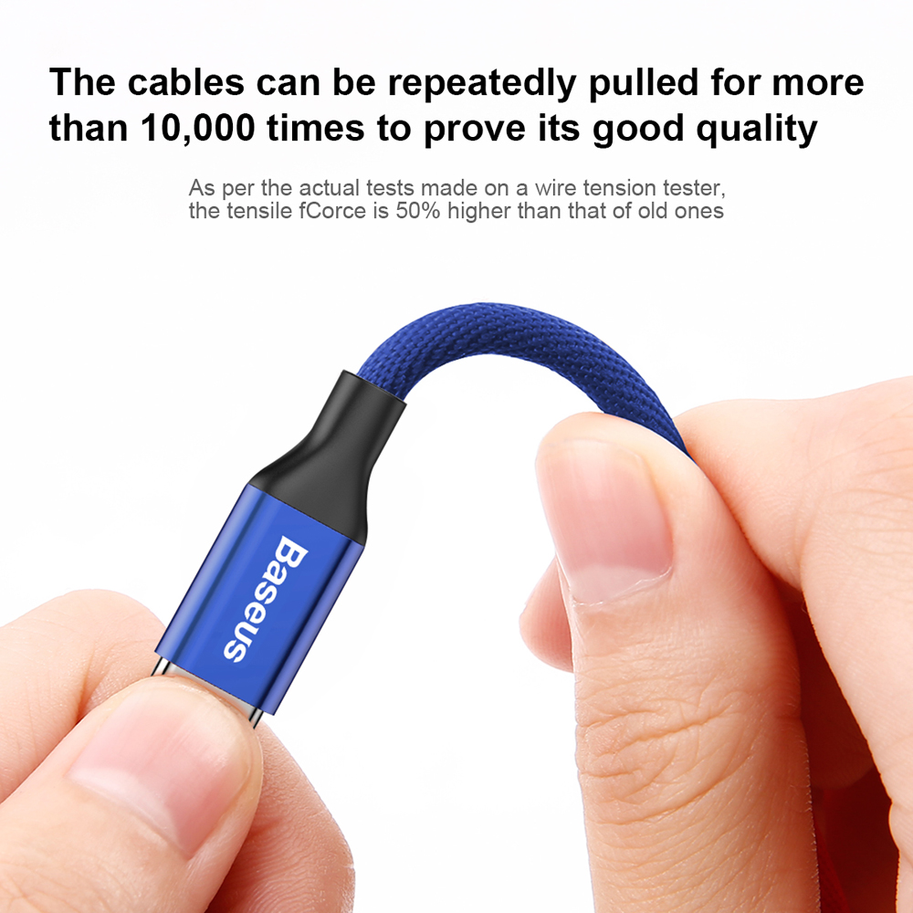 Baseus kabel Yiven (8-pin | 1,8 m) niebieski 2A / 2