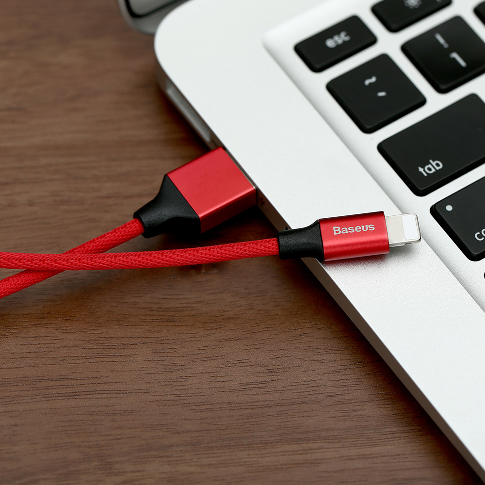 Baseus kabel Yiven (8-pin | 3 m) czerwony 1,5A / 8