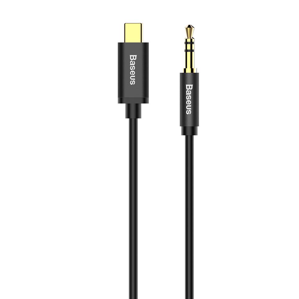 Baseus kabel Yiven audio M01 USB typ-C / mini-jack (3,5 mm) 1,2 m czarny