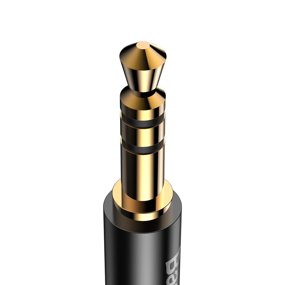 Baseus kabel Yiven audio M01 USB typ-C / mini-jack (3,5 mm) 1,2 m czarny / 4