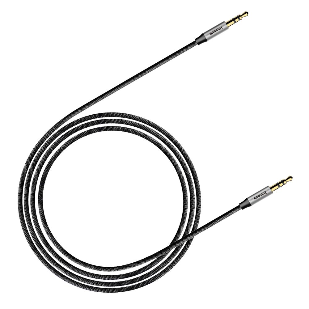 Baseus kabel Yiven audio M30 1 m srebrno-czarny / 6