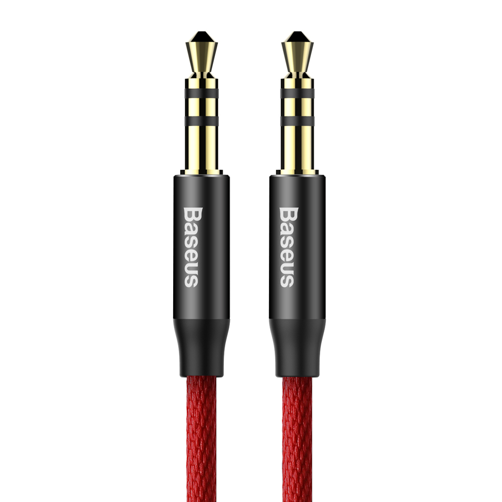 Baseus kabel Yiven audio M30 1,5 m czerwono-czarny