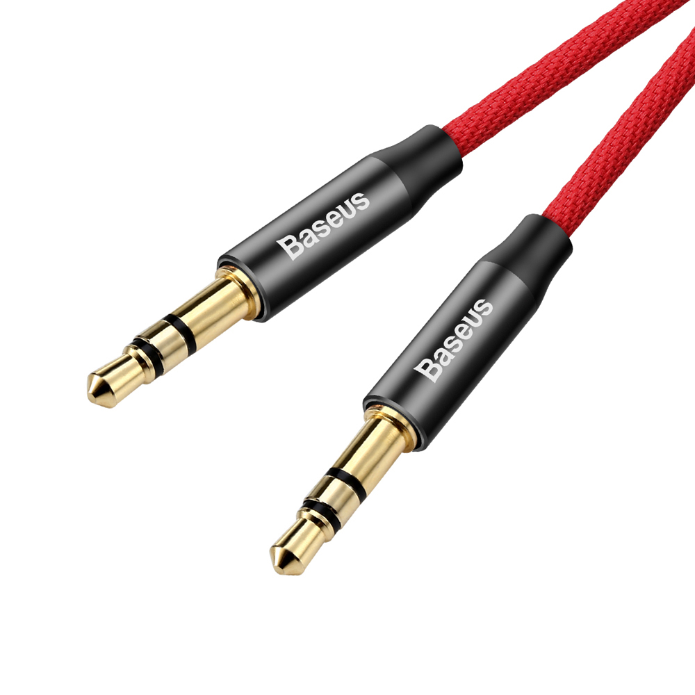 Baseus kabel Yiven audio M30 1,5 m czerwono-czarny / 3