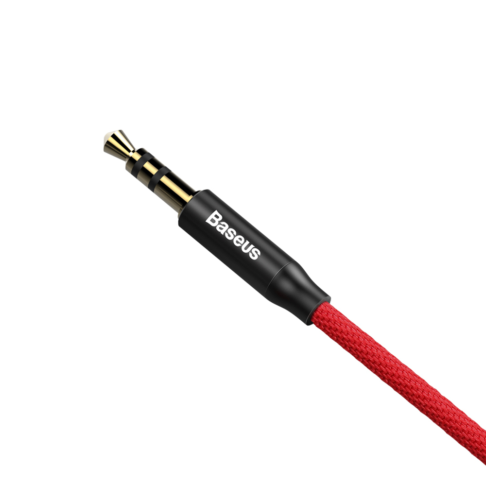 Baseus kabel Yiven audio M30 1,5 m czerwono-czarny / 4
