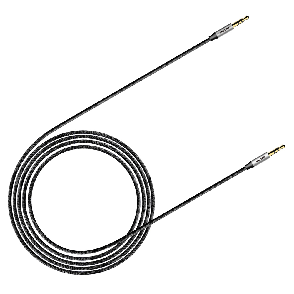 Baseus kabel Yiven audio M30 1,5 m srebrno-czarny / 6