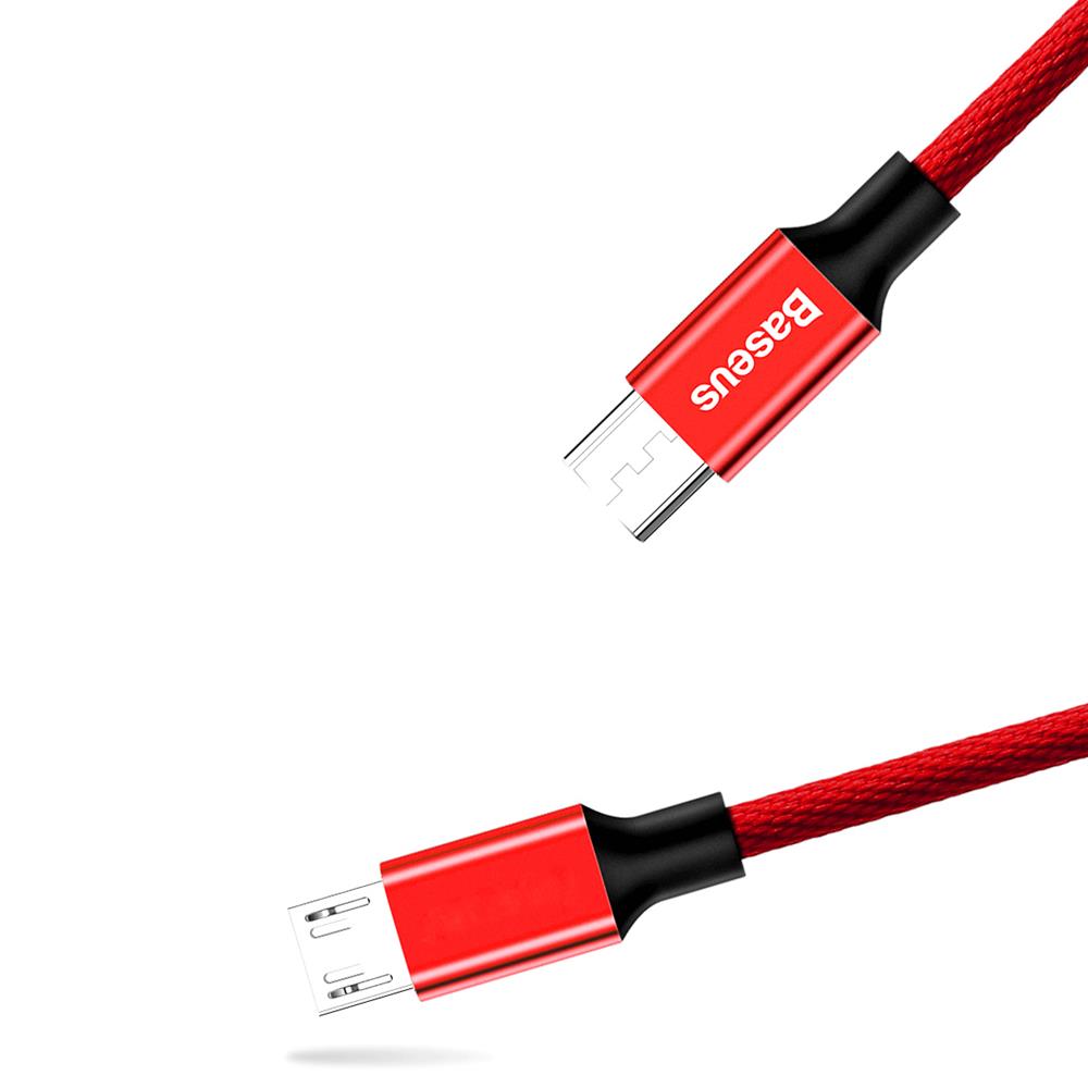 Baseus kabel Yiven (micro-USB | 1 m) czerwony 2A / 2