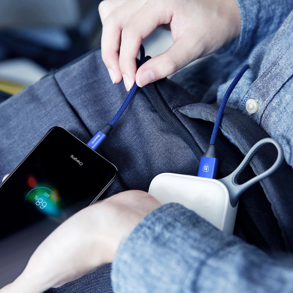 Baseus kabel Yiven (micro-USB | 1 m) niebieski 2A / 9