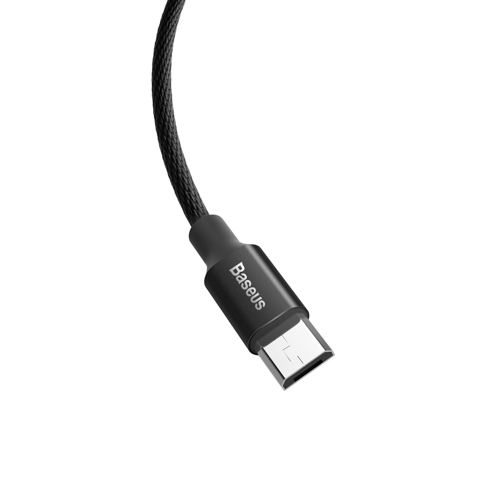 Baseus kabel Yiven (micro-USB | 1,5 m) czarny 2A / 3