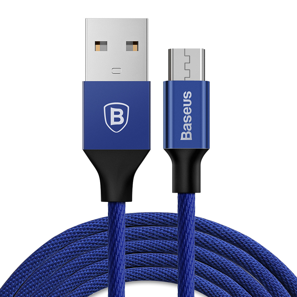 Baseus kabel Yiven (micro-USB | 1,5 m) niebieski 2A