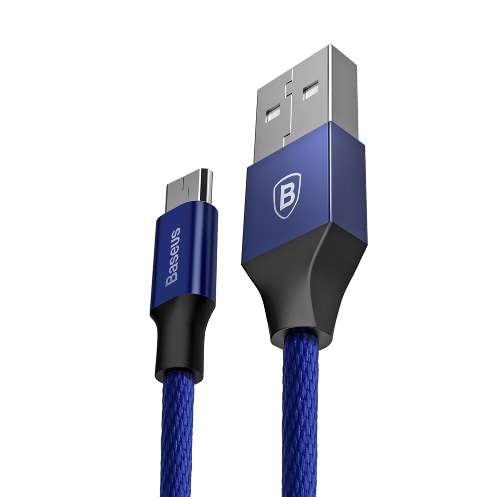 Baseus kabel Yiven (micro-USB | 1,5 m) niebieski 2A / 2