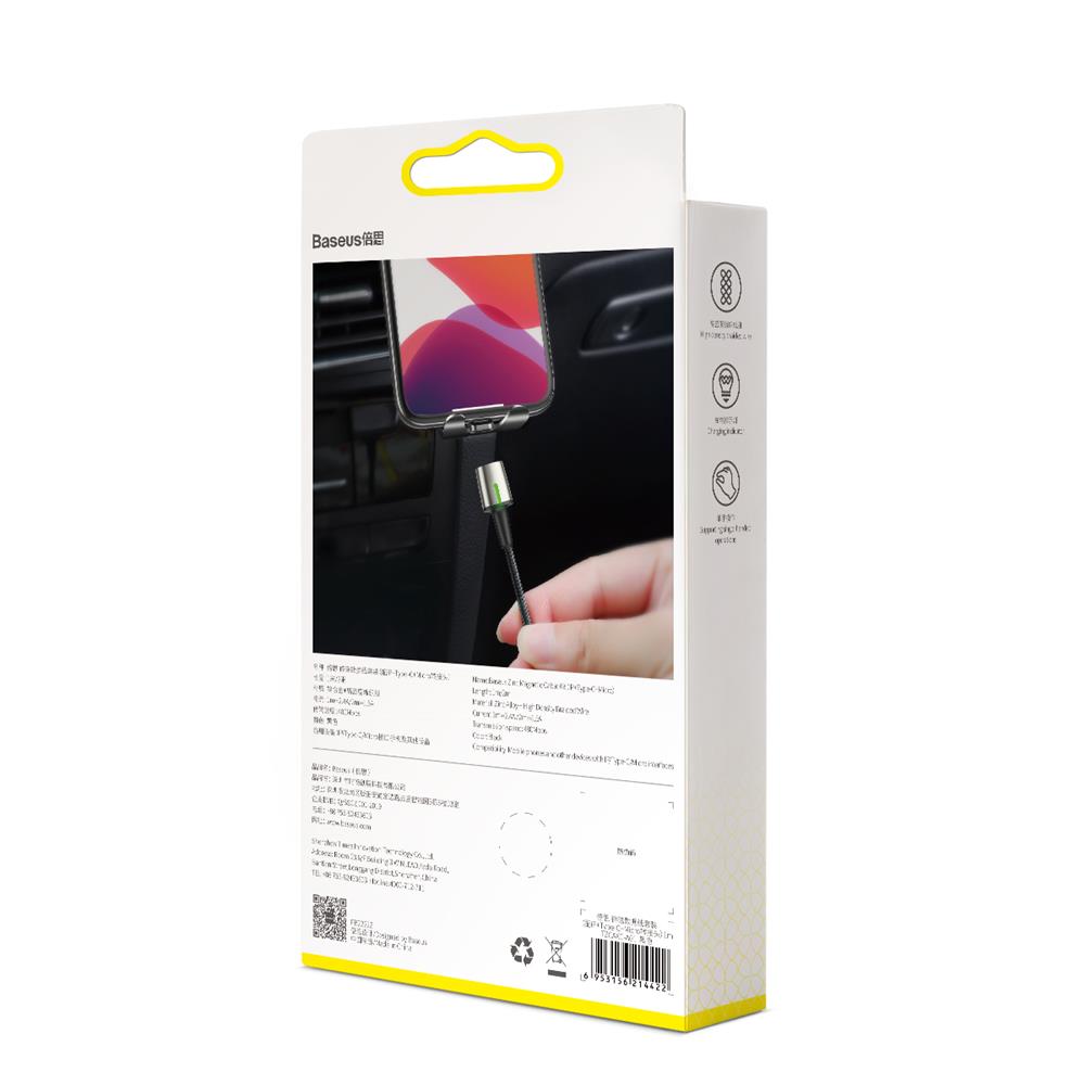 Baseus kabel Zinc Magnetic 3w1 (8-pin/typ-C/micro | 1 m) czarny / 6