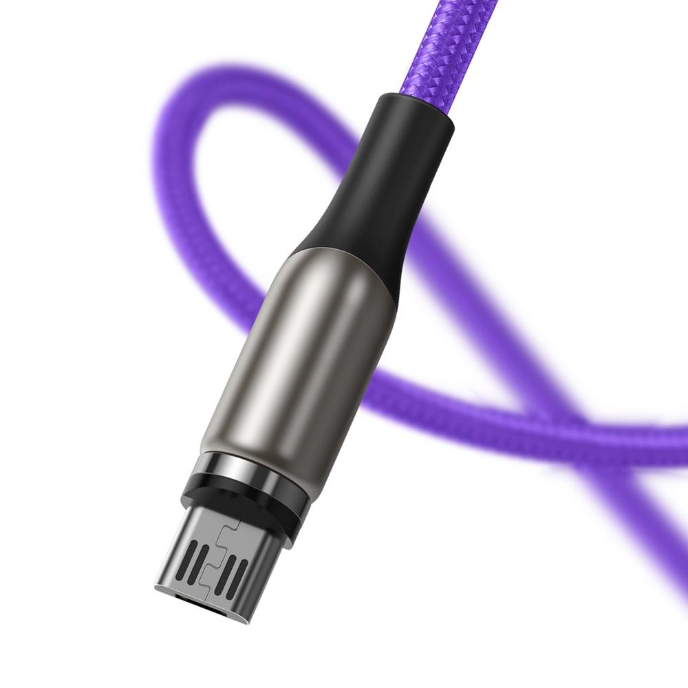 Baseus kabel Zinc Magnetic (micro | 2 m) fioletowy 1,5A / 4
