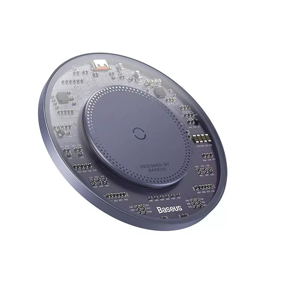 Baseus �adowarka indukcyjna Simple 2 15W fioletowa / 2