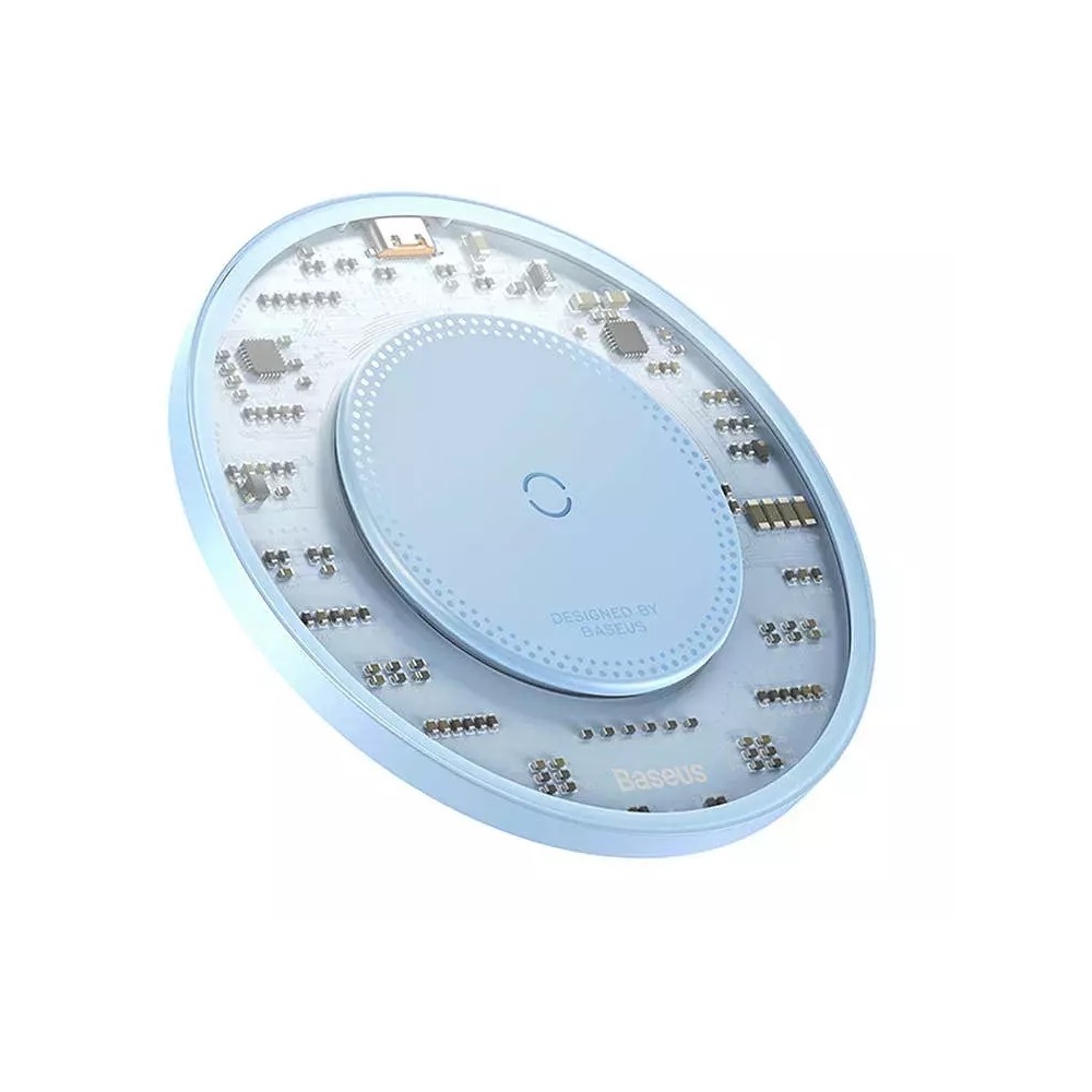 Baseus �adowarka indukcyjna Simple 2 15W niebieska / 2