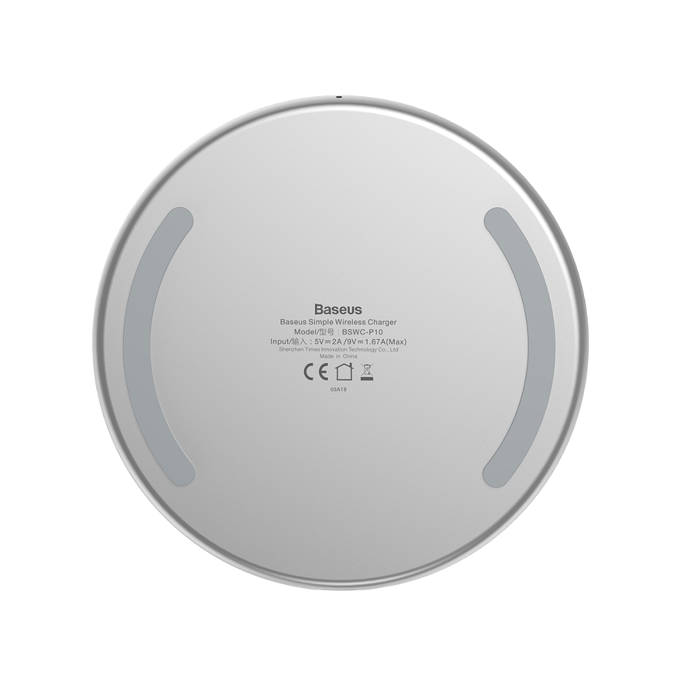 Baseus �adowarka indukcyjna Simple bia�a / 3