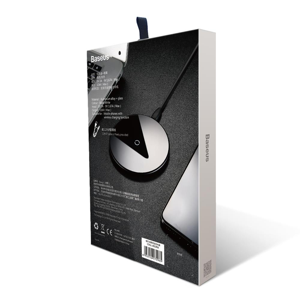 Baseus �adowarka indukcyjna Simple czarna / 8