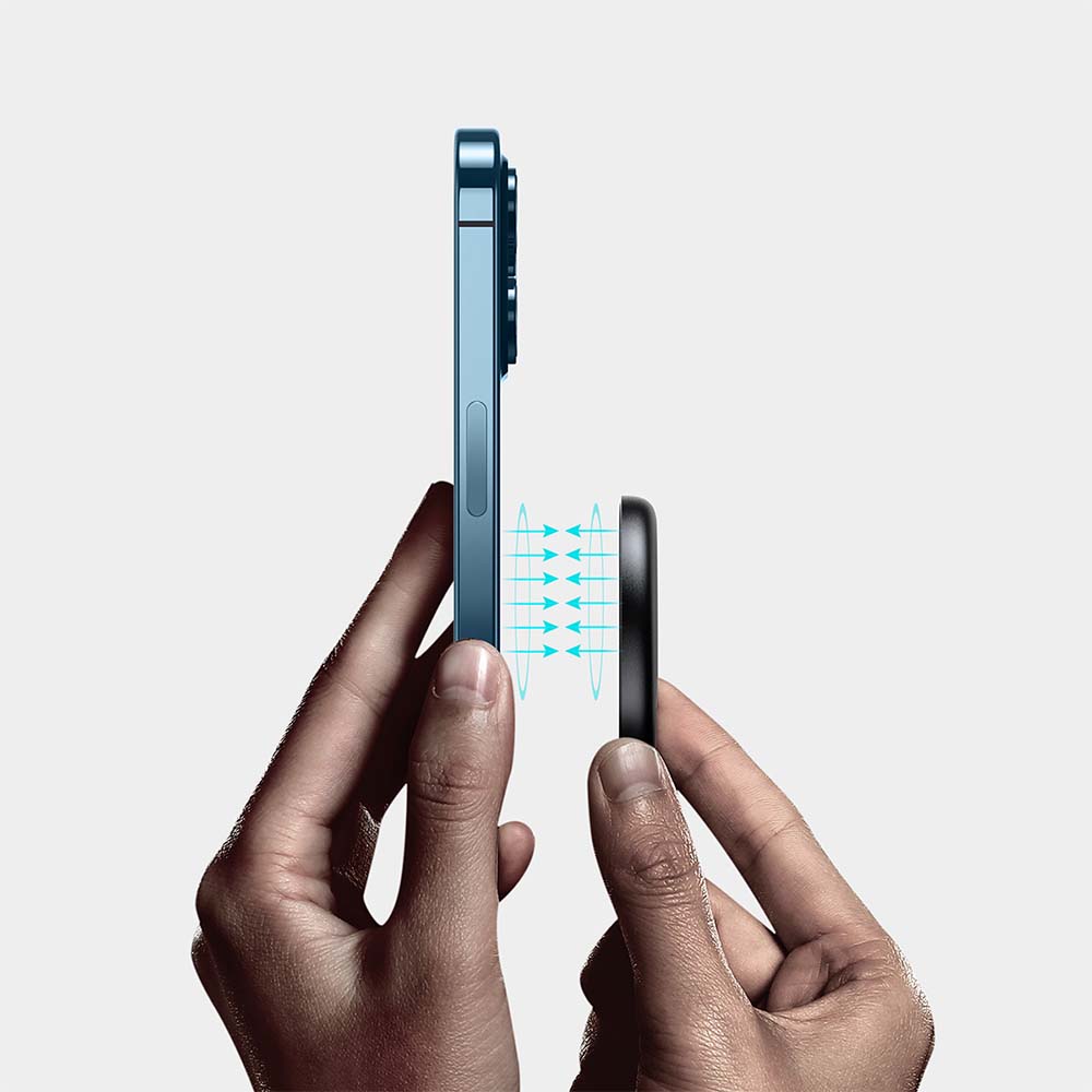 Baseus �adowarka indukcyjna Simple Mini Qi EPP 15W czarna magnetyczna / 5