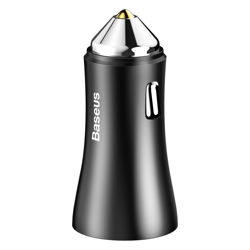 Baseus �adowarka samochodowa Golden Contactor czarna / 2