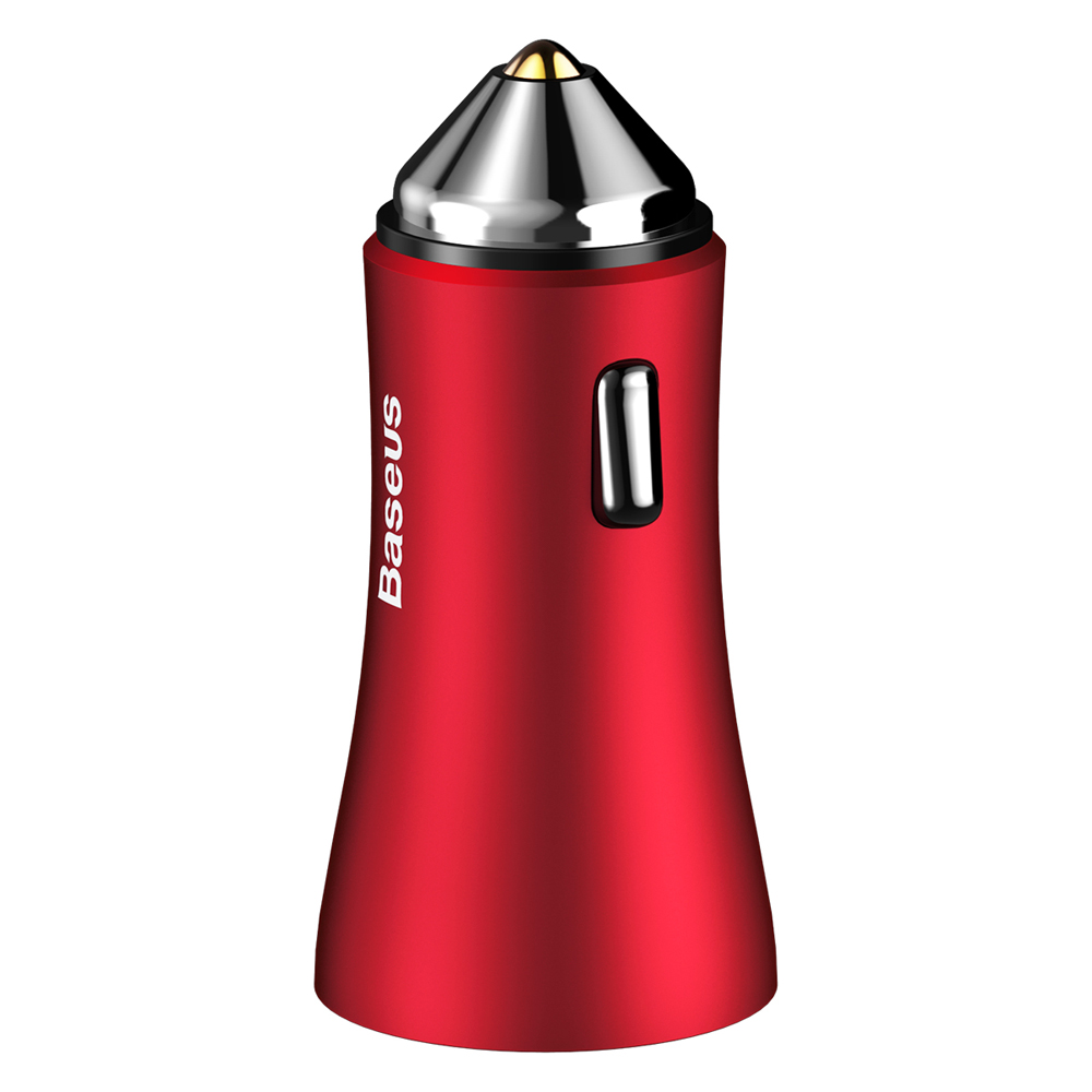 Baseus �adowarka samochodowa Golden Contactor czerwona / 2