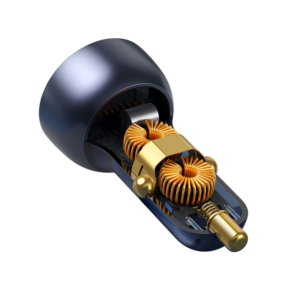 Baseus �adowarka samochodowa Particular PD 65W 1x USB 1x USB-C szara / 3