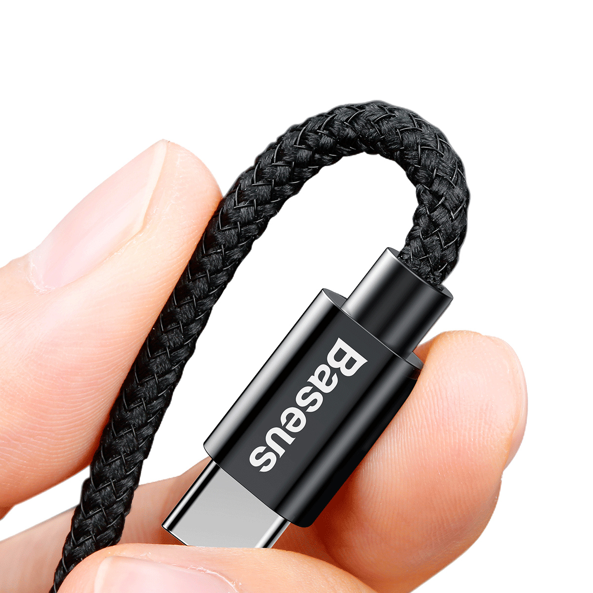 Baseus �adowarka samochodowa Small Screw z kablem typ-C czarna 3.4A / 8