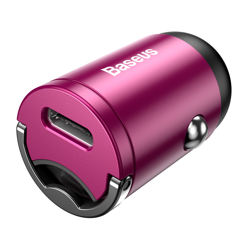 Baseus �adowarka samochodowa Tiny Star Mini PPS 1USB typ-C r�owa 30W / 4