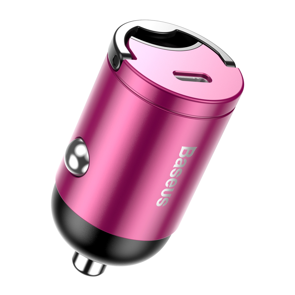 Baseus �adowarka samochodowa Tiny Star Mini PPS 1USB typ-C r�owa 30W / 6