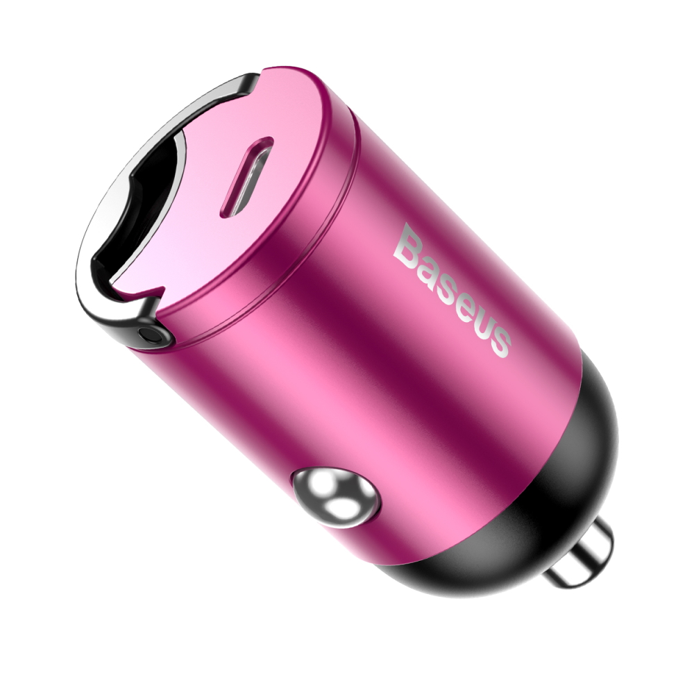 Baseus �adowarka samochodowa Tiny Star Mini PPS 1USB typ-C r�owa 30W / 7