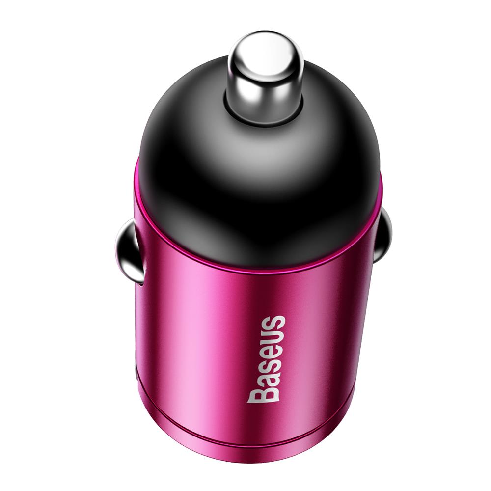 Baseus �adowarka samochodowa Tiny Star Mini QC 3.0 1USB r�owa 30W / 3
