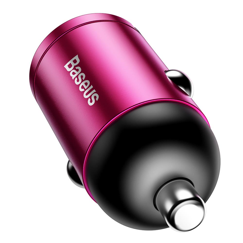 Baseus �adowarka samochodowa Tiny Star Mini QC 3.0 1USB r�owa 30W / 4