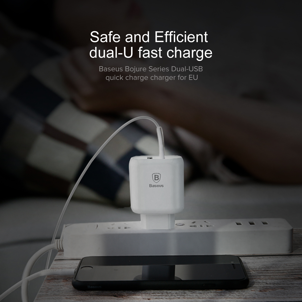 Baseus �adowarka sieciowa Bojure QC 3.0 2 USB bia�a / 10
