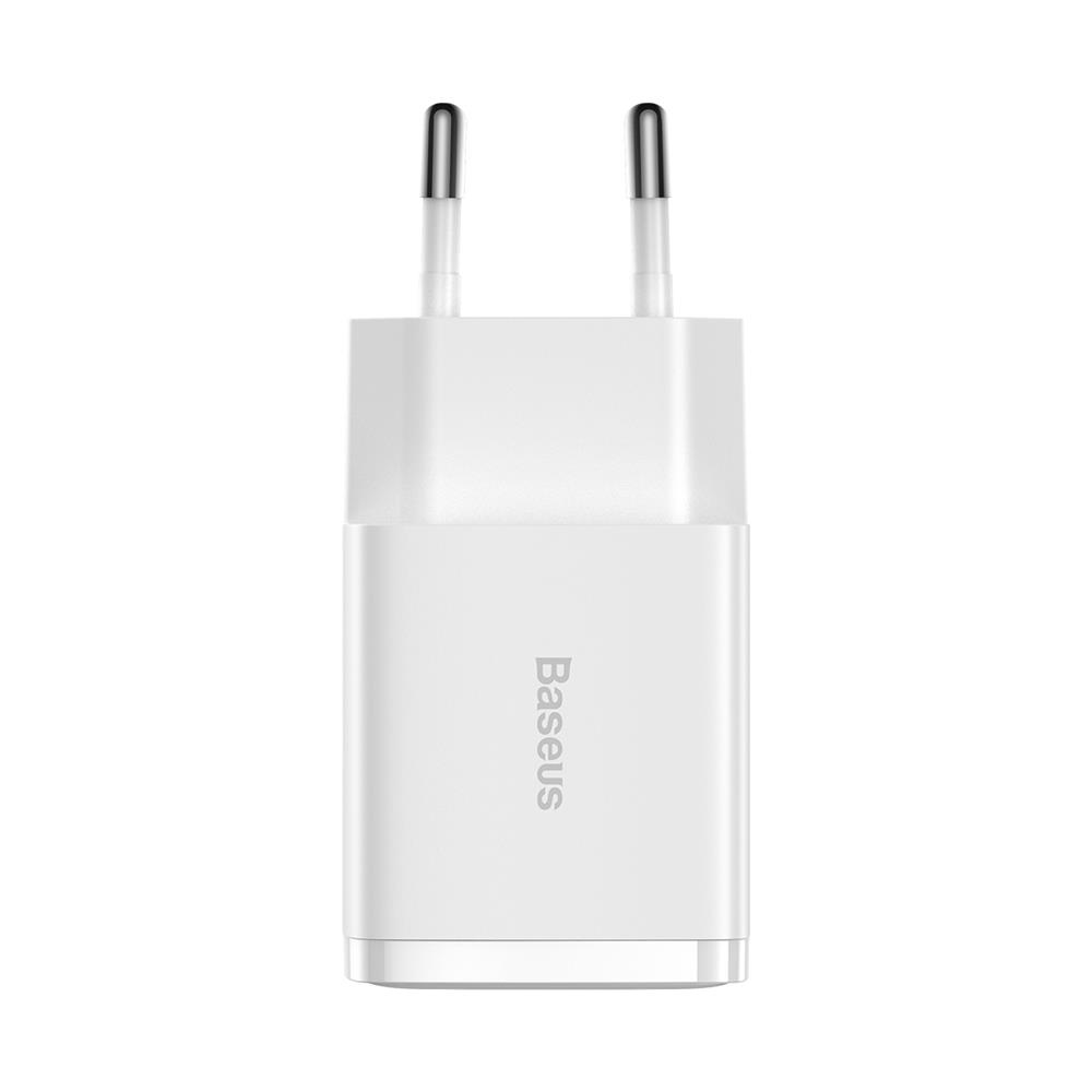 Baseus �adowarka sieciowa Compact 2 x USB bia�a 10,5W