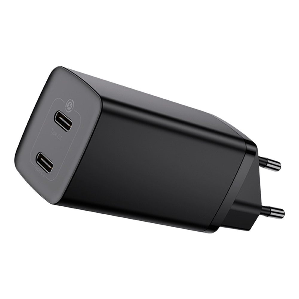 Baseus �adowarka sieciowa GaN2 Lite PD 65W 2x USB-C czarna / 2