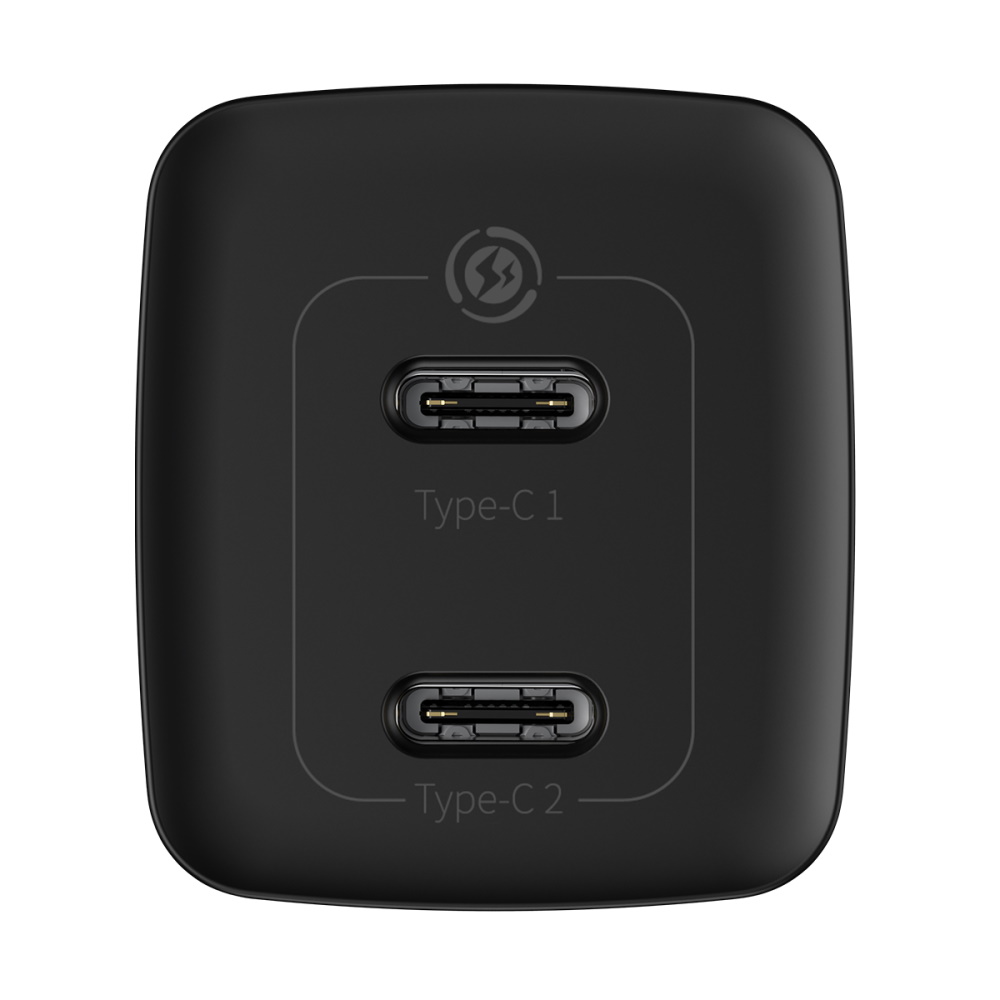 Baseus �adowarka sieciowa GaN2 Lite PD 65W 2x USB-C czarna / 4