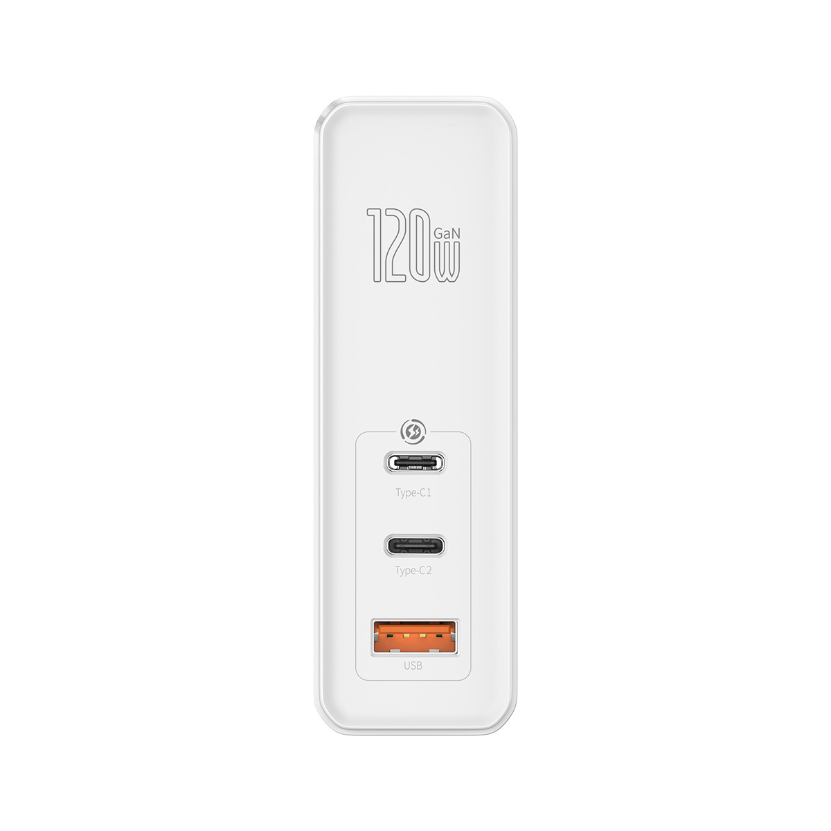 Baseus �adowarka sieciowa GaN2  Mini 3USB USB-A/ 2xPD USB-C 120W bia�a z kablem USB-C - USB-C 100W