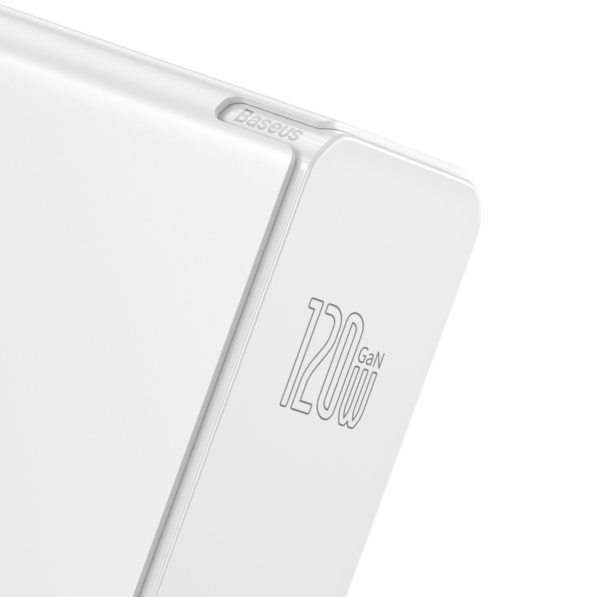 Baseus �adowarka sieciowa GaN2  Mini 3USB USB-A/ 2xPD USB-C 120W bia�a z kablem USB-C - USB-C 100W / 5
