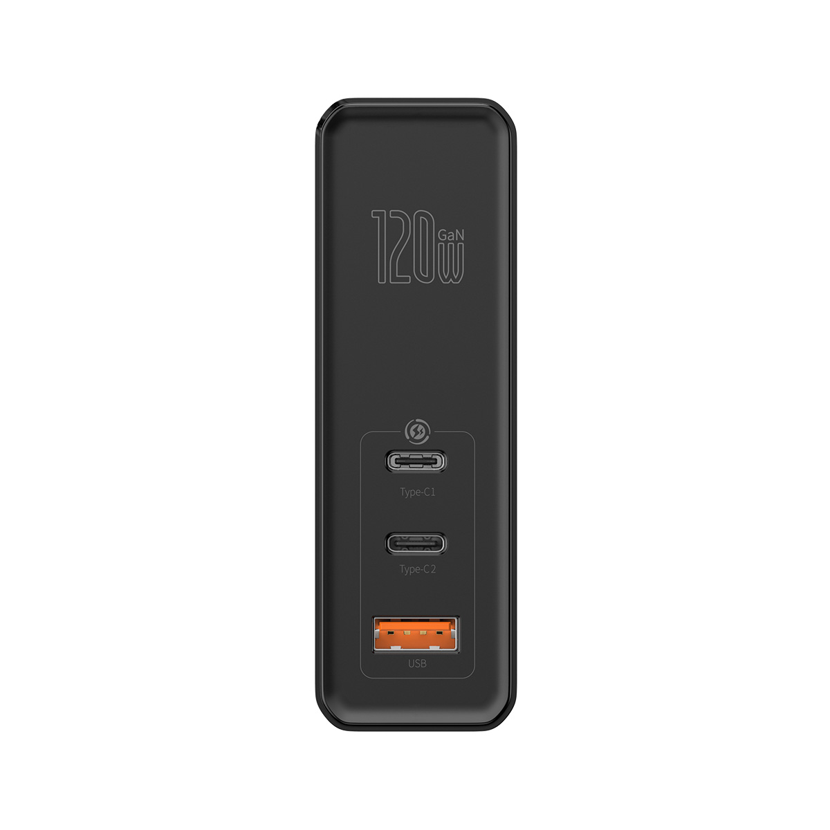 Baseus �adowarka sieciowa GaN2 Mini 3USB USB-A/ 2xPD USB-C 120W czarna z kablem USB-C - USB-C 100W