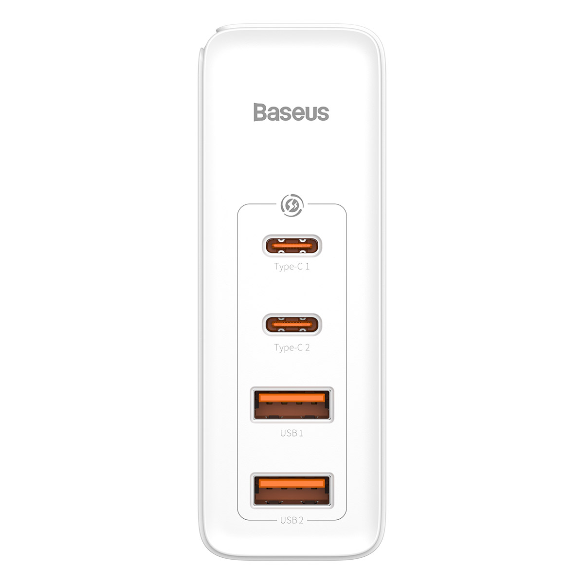 Baseus adowarka sieciowa GaN2 Pro PD 100W 2x USB-C 2x USB biaa / 2