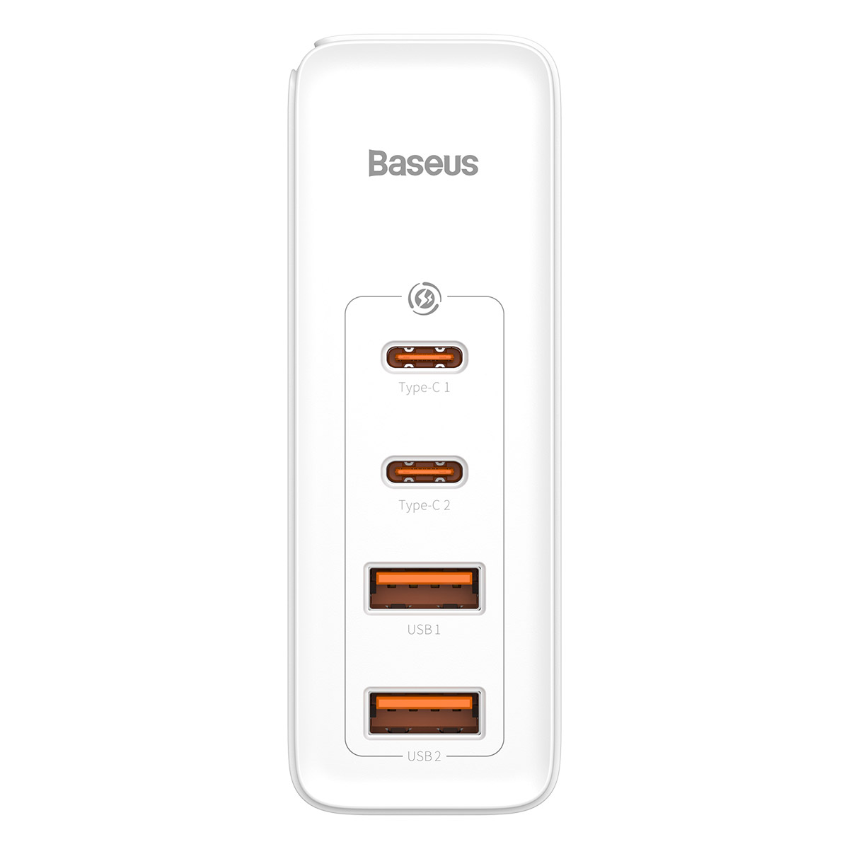 Baseus �adowarka sieciowa GaN2 Pro PD 100W 2x USB-C 2x USB bia�a / 2