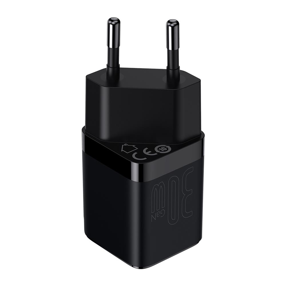 Baseus �adowarka sieciowa GaN3 PD 30W 1x USB-C czarna / 3
