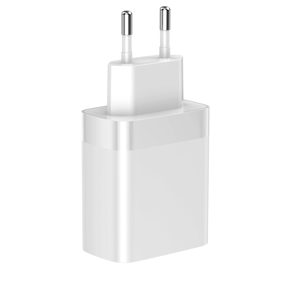 Baseus �adowarka sieciowa Mirror Lake 2USB QC 3.0/PD typ-C z wy�wietlaczem bia�a 18W / 2