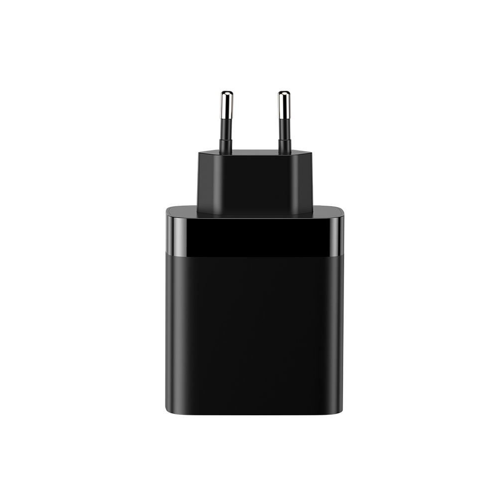 Baseus �adowarka sieciowa Mirror Lake 4USB 30W z wy�wietlaczem czarna / 4