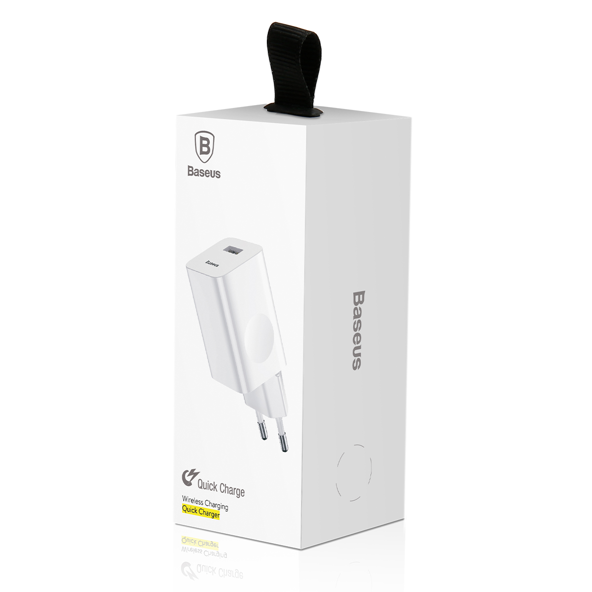 Baseus �adowarka sieciowa QC 3.0 USB bia�a / 11