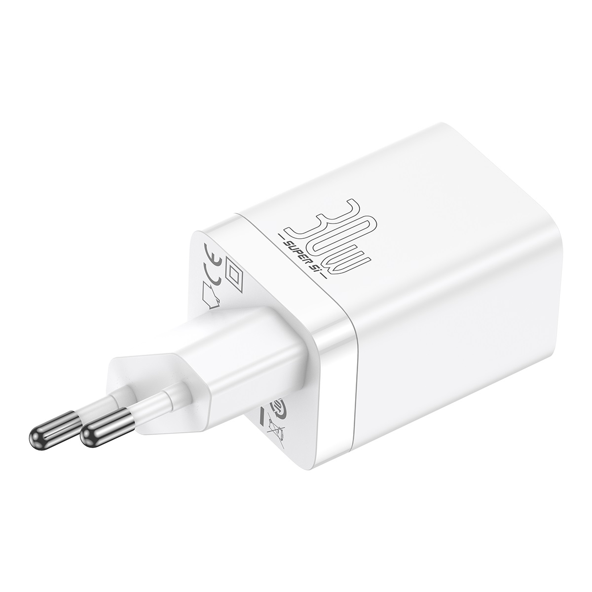 Baseus �adowarka sieciowa Super Si PD 30W 1x USB-C 1x USB bia�a / 5