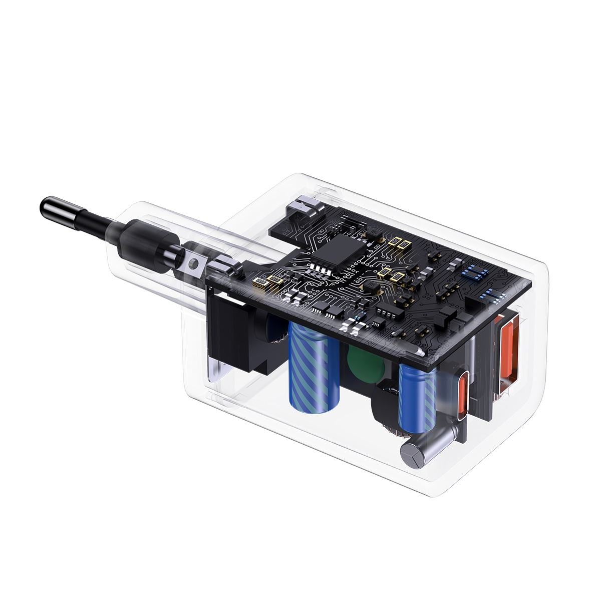 Baseus �adowarka sieciowa Super Si PD 30W 1x USB-C 1x USB bia�a / 6