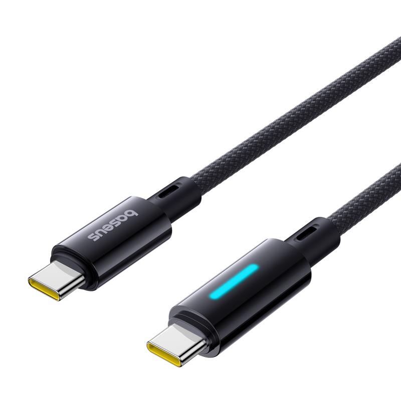 Baseus Lit Kabel USB-C na USB-C 100W 1m Kosmiczna Czer� / 2
