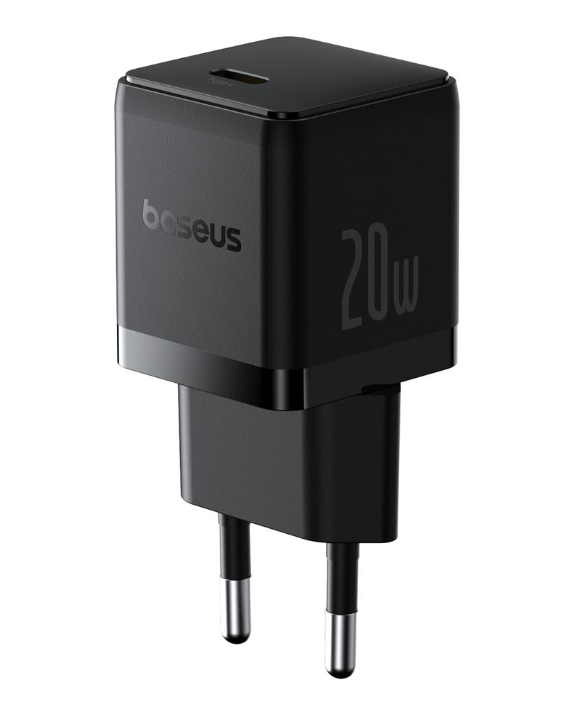 Baseus Palm Szybka �adowarka Sieciowa 20W 1�USB-C EU Czarny