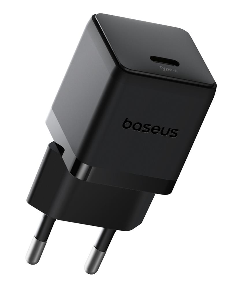 Baseus Palm Szybka �adowarka Sieciowa 20W 1�USB-C z kablem czarny / 3