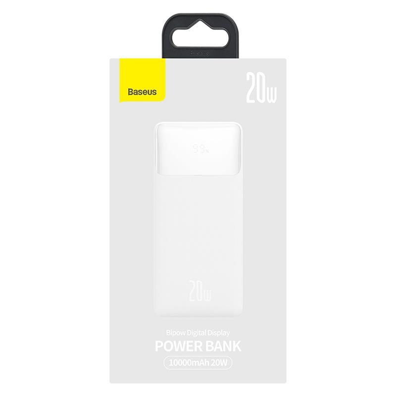 Baseus power bank Bipow 20W 10000mAh bia�y / 6