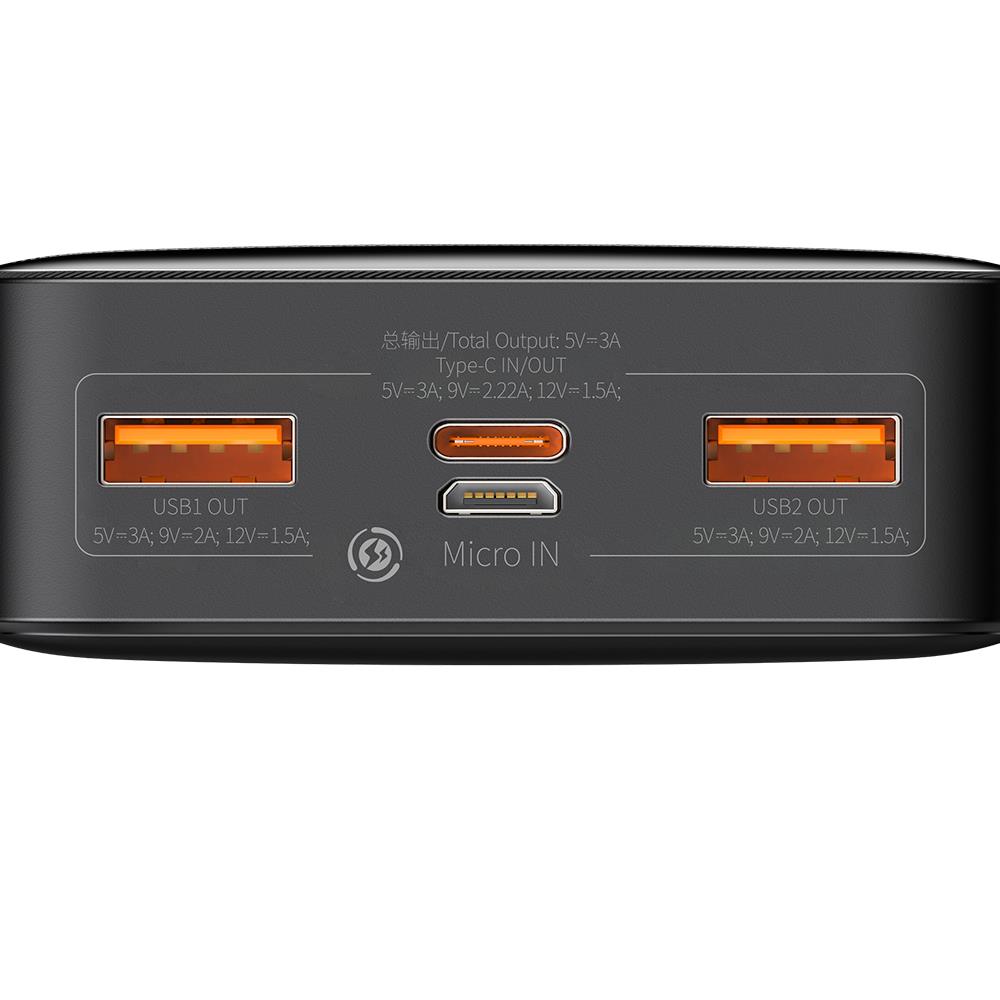 Baseus power bank Bipow 20W 20000mAh czarny / 4